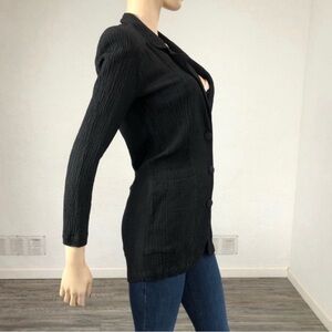Carole Little jacket/ cardigan front pocket button
